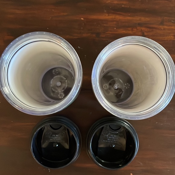 2 Starbucks kids tumblers 8oz flip top to drink great for hot cocoa! - Picture 5 of 5